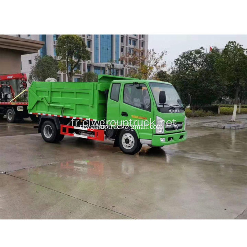 Dongfeng 4x2 Compression type amarrage camion à ordures